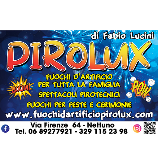 Pirolux fuochi d'artificio Anzio